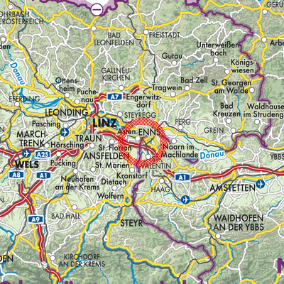 Landkarte Ennsdorf