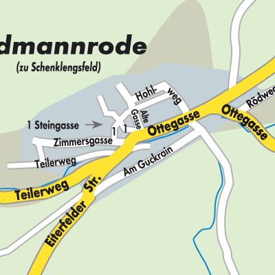 Stadtplan Erdmannrode