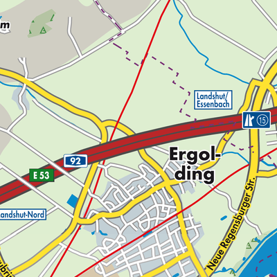 Übersichtsplan Ergolding