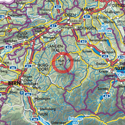 Landkarte Eriswil