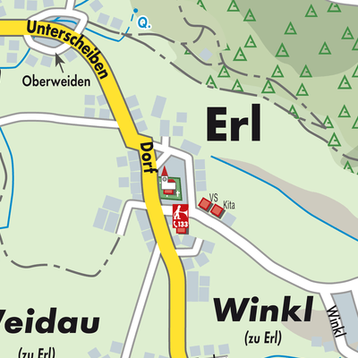 Stadtplan Erl