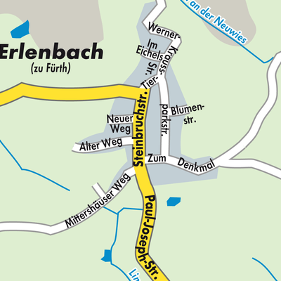 Stadtplan Erlenbach