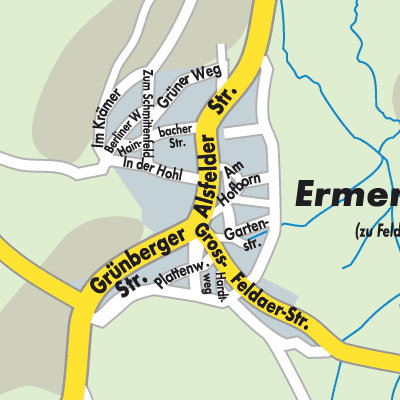 Stadtplan Ermenrod