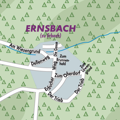 Stadtplan Ernsbach