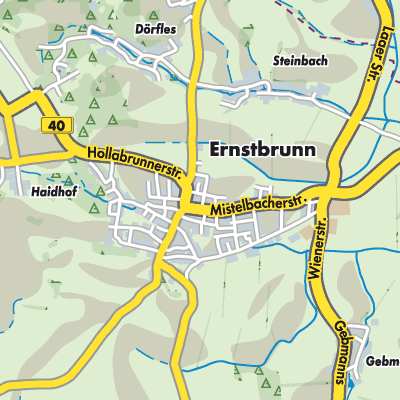 Übersichtsplan Ernstbrunn