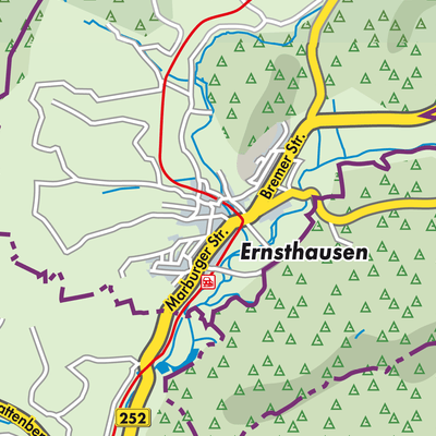 Übersichtsplan Ernsthausen