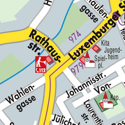 Stadtplan Erp