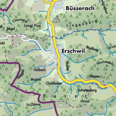 Übersichtsplan Erschwil