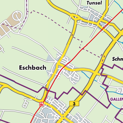 Übersichtsplan Eschbach (Markgräflerland)