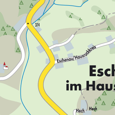 Stadtplan Eschenau im Hausruckkreis