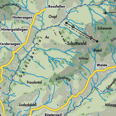 Übersichtsplan Eschenbach (SG)