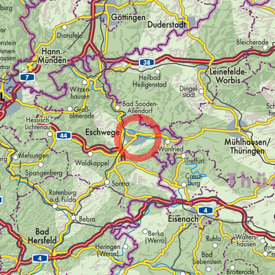 Landkarte Eschenweg