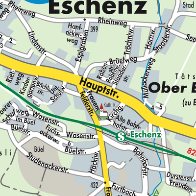 Stadtplan Eschenz