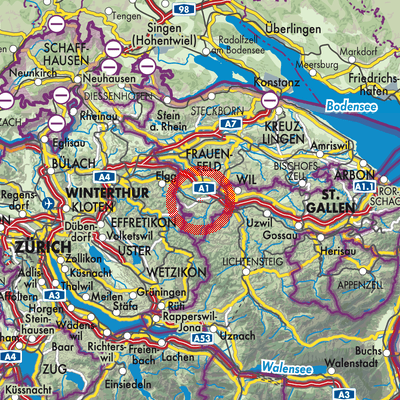 Landkarte Eschlikon