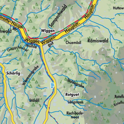 Übersichtsplan Escholzmatt-Marbach