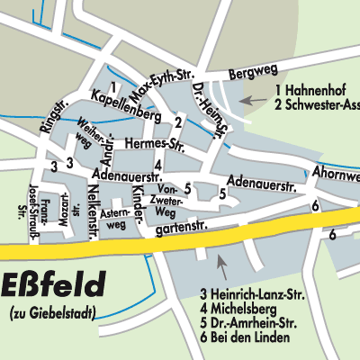 Stadtplan Eßfeld