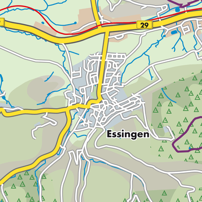 Übersichtsplan Essingen