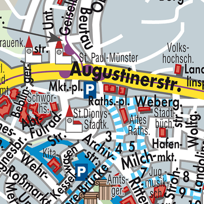 Stadtplan Esslingen am Neckar
