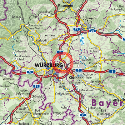 Landkarte Estenfeld (VGem)