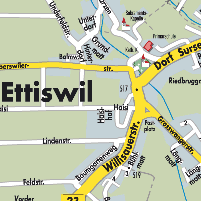 Stadtplan Ettiswil