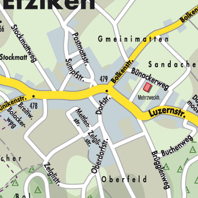 Stadtplan Etziken