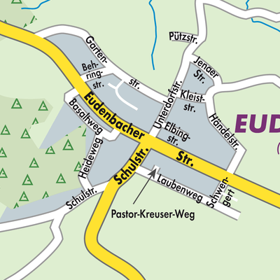 Stadtplan Eudenbach