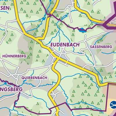 Übersichtsplan Eudenbach