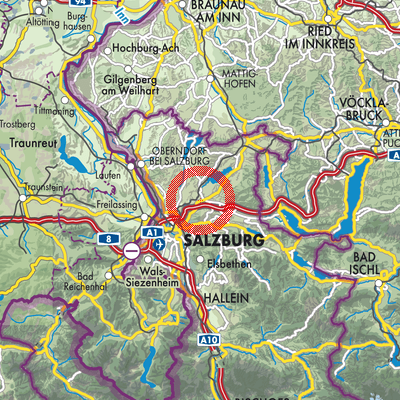 Landkarte Eugendorf
