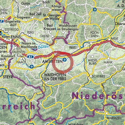 Landkarte Euratsfeld