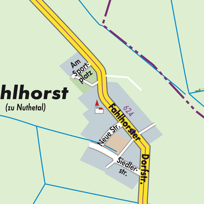 Stadtplan Fahlhorst