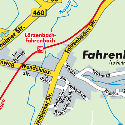 Stadtplan Fahrenbach