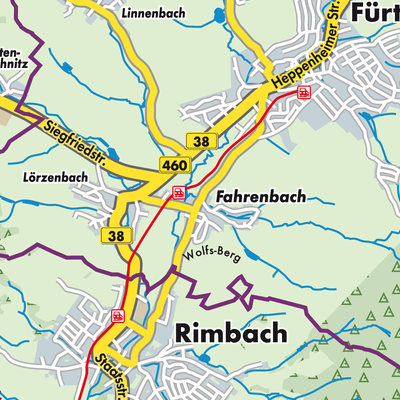 Übersichtsplan Fahrenbach