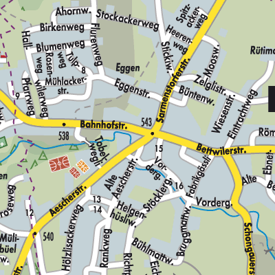 Stadtplan Fahrwangen