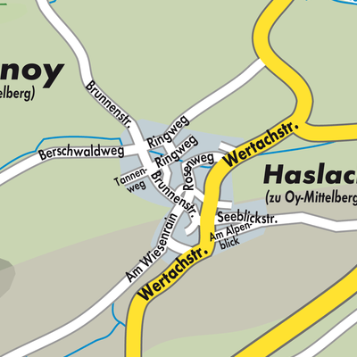 Stadtplan Faistenoy