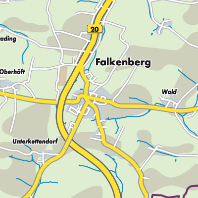 Übersichtsplan Falkenberg (VGem)