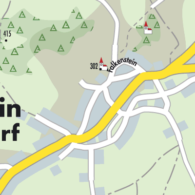 Stadtplan Falkenstein