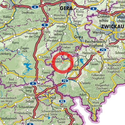 Landkarte Fasendorf