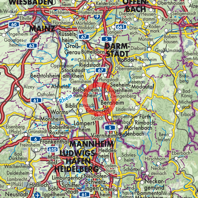 Landkarte Fehlheim