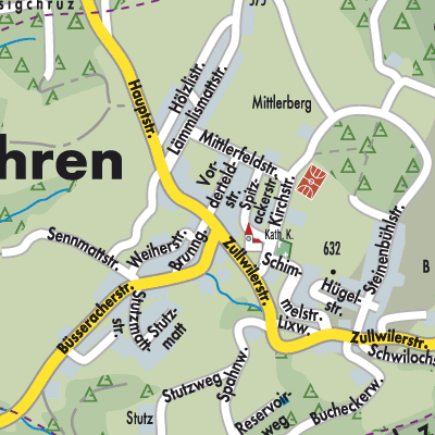 Stadtplan Fehren