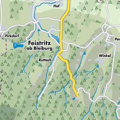 Übersichtsplan Feistritz ob Bleiburg