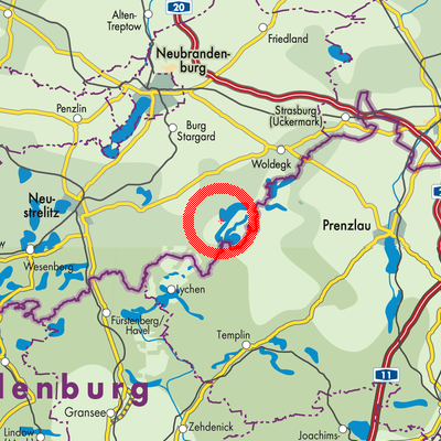Landkarte Feldberg