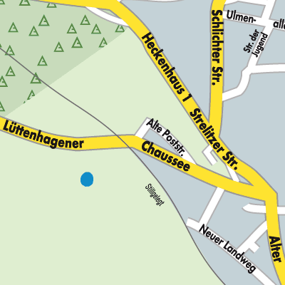 Stadtplan Feldberger Seenlandschaft