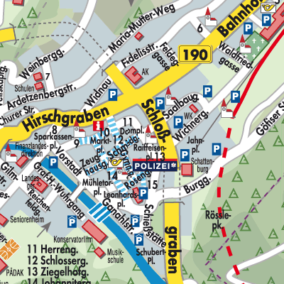 Stadtplan Feldkirch