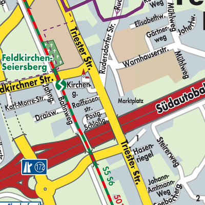 Stadtplan Feldkirchen bei Graz