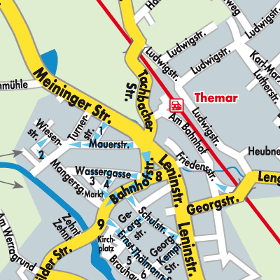 Stadtplan Feldstein