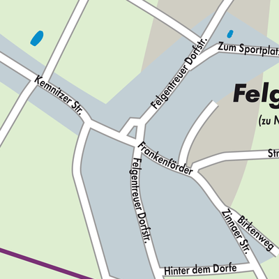 Stadtplan Felgentreu