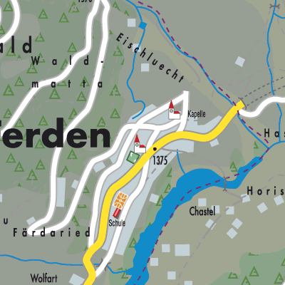 Stadtplan Ferden