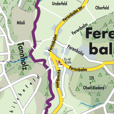 Stadtplan Ferenbalm