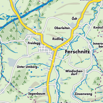 Übersichtsplan Ferschnitz
