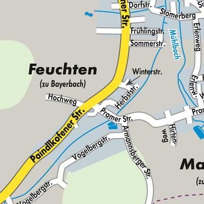 Stadtplan Feuchten